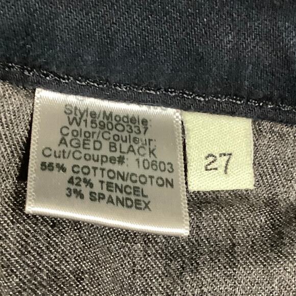 Rag & Bone Dr. Dre Aged Black Jeans, Size 27 - Streetwear, Designer, Minimalist - Picture 5 of 9